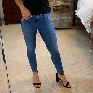 AG light wash mid-rise Jean